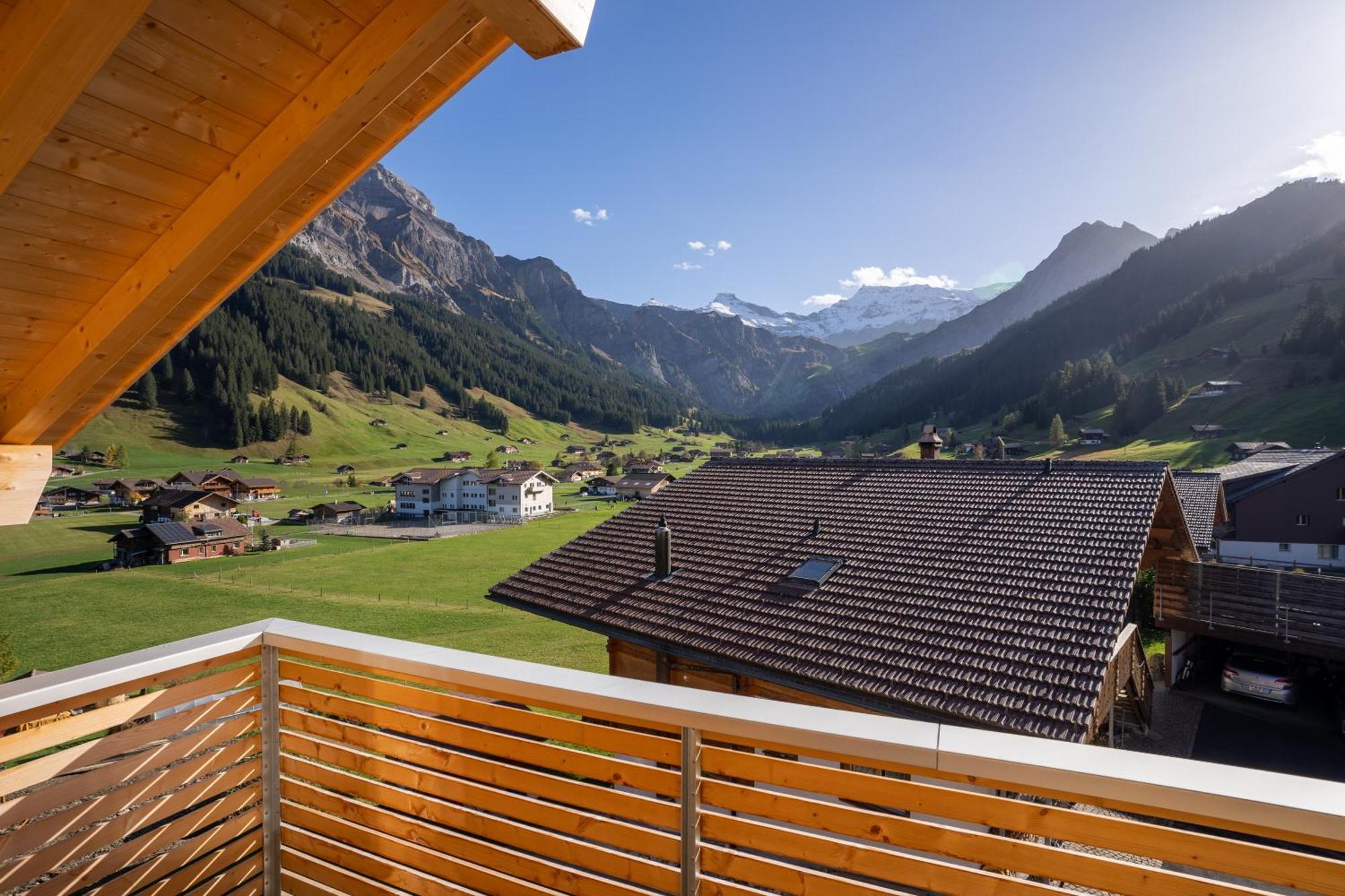 Chuenislodge2- Zwei Balkone, Gemuetlicher Kamin, Top Aussicht Adelboden Exterior photo